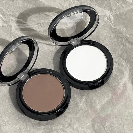 3D Nose Shadow Matte Cement Gray White Face Contouring Press Powder Natural Brightening Highlighter Face Bronzer Contour Makeup