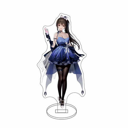 Anime Nikke Goddess Of Victory Figures Model Plate Sexy Girl Cute Girl Pattern Key Ring Acrylic Standing KeyChain for Women Men
