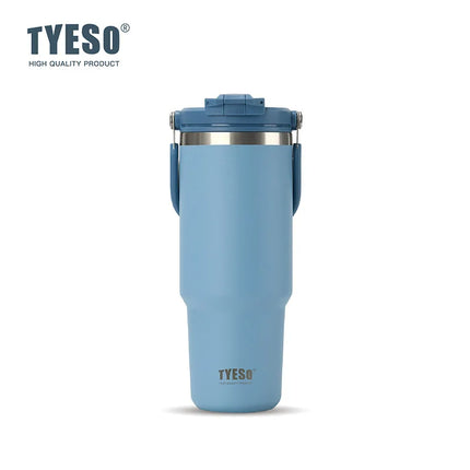 TYESO 600/900/1200ML Travel Coffee Mug Stainless Steel Double Walled Vacuum Water Bottle Tumbler Thermo Bottle Insulated Cup