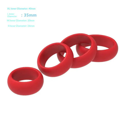 [NM]Penis Ring Silicone Cock Ring 4pcs Cock Sexual Stimulation Long Lasting Stronger Adult Sex Toys For Couples Men Gay[NM]