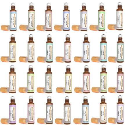 EUQEE 10ml Fragrance Oil Roll-On Long Lasting Scent La Vie Est Belle CHANCE Jadore Cotton Strawberry Mango for Men and Women