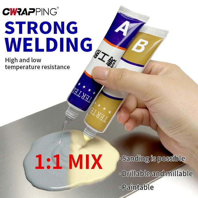 Adhesive Glue High Temperature Sealant Construction Materials for Home Repair Paint Metal Magic AB A Plastic Wood B Strong Glue