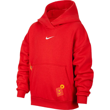 Nike Official Genuine Sportswear Club Big Kids Fleece Hoodie HV8956-657