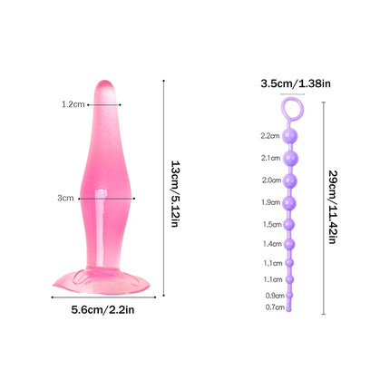 4/5/6/9Pcs Different Shapes Anal Expander Sex Toys Butt Plug Set Erotic Prostate Massager Stimulator Plug Anal Dilator Adults