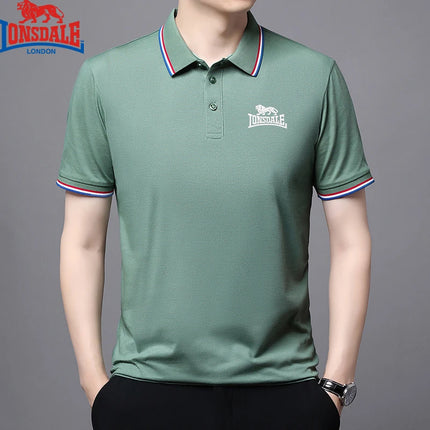 Embroidery New Summer Cotton Polo Shirt Men High Quality Men's Short Sleeve Top Business Casual Breathable Polo-shirt for Men