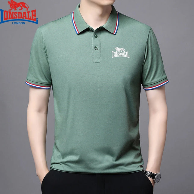 Embroidery New Summer Cotton Polo Shirt Men High Quality Men's Short Sleeve Top Business Casual Breathable Polo-shirt for Men