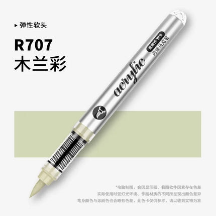 GRASP 120/1 Colors Acrylic Marker Pens Waterproof Pen Soft Brush Nib Student Art for Glass Stone Art School Supplies Stationery