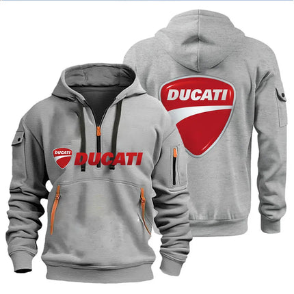 Ducati Men's Hooded Sweatshirt Spring Autumn Outdoor Sportswear Fashionable Casual Motorcycle Enthusiasts Clothing 2026