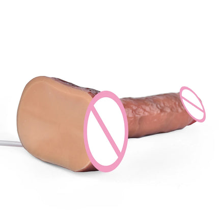 FAAK Lifelike Squirting Penis Silicone Ejaculation Large Realistic Dildo With Sucker Skin Touch Anal Sex Toys For Women