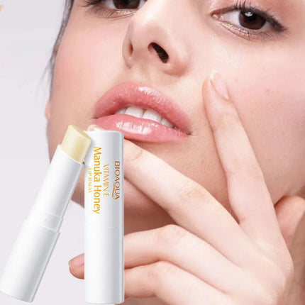 2pcs Vitamin E Honey Lip Balm Long-lasting Moisturizing Anti Cracking Nourishing Essence Stick winter Lips Skin Care