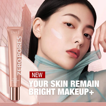 Der.J 20ml Zero Pore Smooth Skin Face Base Makeup Primer Bright Oil-free Long-lasting UV Isolation Protection