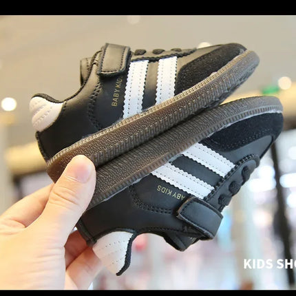 Children's Sneakers Boy Spring Autumn Causal Kid Running Walking Shoes Fashion Versatile Girls Tennis Shoes Soft Soled Hook Loop