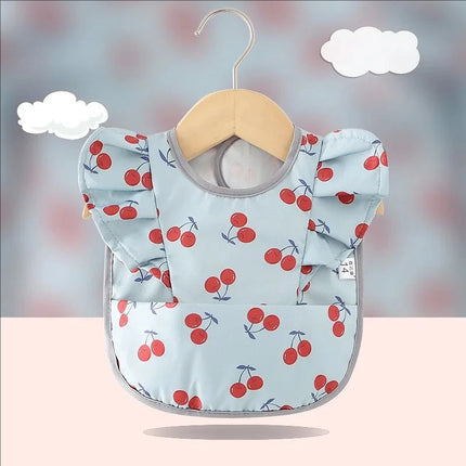 Kids Eating Breastplate Kid Baby Bavoir Clothing Waterproof EVA Full Sleeve Bibs Children Apron Long Sleeve Feeding Smock Bibs