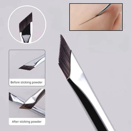 Upgrade Blade Eyeliner Brush Ultra Thin Fine Angle Flat Eyebrow Brush Liner Brow Place Makeup Brush Precise Detail Brush