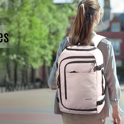 LIGHT FLIGHT Travel Backpack for Men TSA Large Airplane Cabin Backpack Lightweight Waterproof Laptop Backpack Urban Style