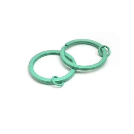 10-20pcs/Pack Colorful Key Ring Key Chain Accessories 30mm Round Split Keychain DIY Metal Key Holder Split Rings Wholesale