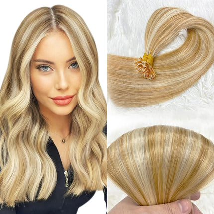 Flat Tip Human Hair Extension Remy Hair 1g/s 18-28 inch Real Remy Silky Straight Black Brown Pre Bonded Keratin Fusion Hair