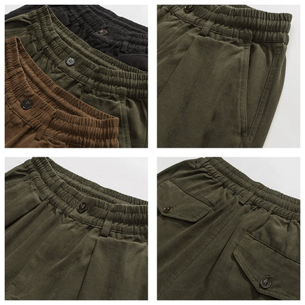 Japanese Oversized Men's and Women's Spring and Autumn Casual Wide Leg Pants, Retro Simple Straight Leg Loose Pants Unisex Style
