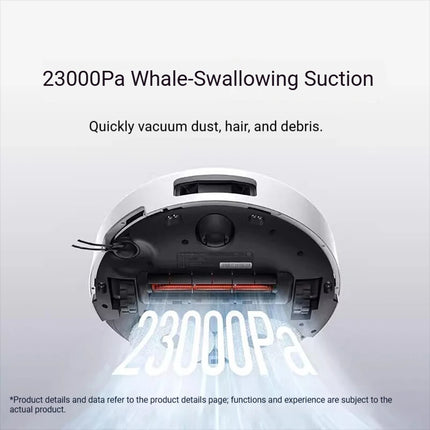 Xiaomi MIJIA M40S Robot Vacuum Cleaner ,23000Pa Suction 80℃ Hot Wash Self-Cleaning,Base LDS Navigation,Anti-Tangle