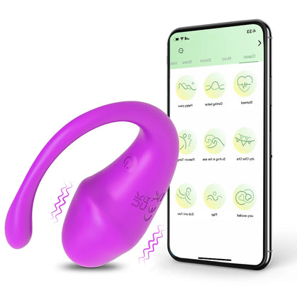 Wireless App Control Dildo Vibrator for Women Vagina Stimulator G Spot Egg Clit Massager Wearable Clitoral Sex Toys for Adults
