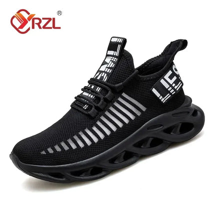 YRZL Men's Comfortable Sneakers, Women's Breathable Couple Running Shoes, Mesh Tenis Sport Shoes Size 36-46 Walking Sneakers Men