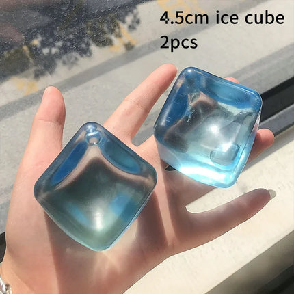 Slow Rebound Ice Cubes Squishy Squeeze Toy - Stress Relief Sensory Fidget for Kids Adults, ADHD Autism Soft Squeeze Toys