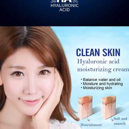 BIOAQUA Hyaluronic Acid Moisturizing Face Cream  Collagen Facial Cream Improve Firming Brightening Essence Skin Care 50g