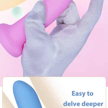 Finger Butt Anal Plug Vaginal/Anus Massage Masturbator Soft Smooth Finger Masturbation G-point Climax Fisting Dildo Adult Supply