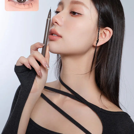 Judydoll Precision Liquid Eyeliner Pen, Ultra-Fine Tip, Waterproof, Smudge-Proof, 24-Hour Long-Lasting, Perfect for Lash Line