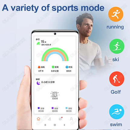 SR08 Smart Ring with Charging Box for Men Women LED Display Screen Gesture Control Health Monitor 5ATM Waterproof Sports Rings