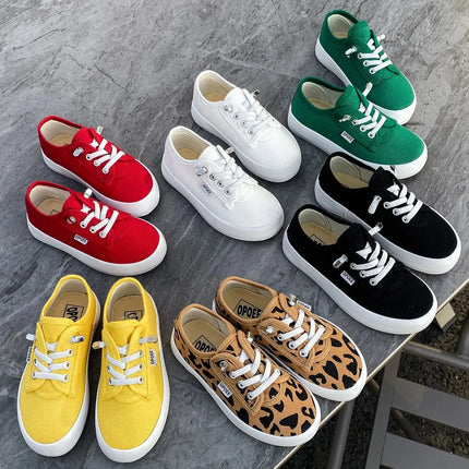 2188 Spring and Autumn Fashion Children's Low-Top Canvas Shoes Boys' and Girls' Slip-On Cloth Shoes Breathable Children's Shoes