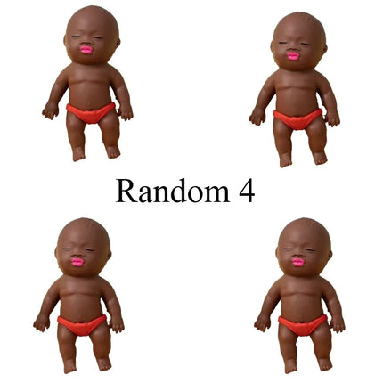 2026Creative decompression artifact Natasha doll TPR palm small doll slow rebound doll Heiwa decompression pinchmusicsquishy toy