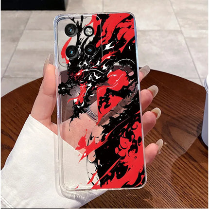 Soft Silicone TPU Clear Case For Motorola Edge 50 Neo 5G/Moto S50 5G Viral Elegant Kitten Painted Casing Shockproof Cover