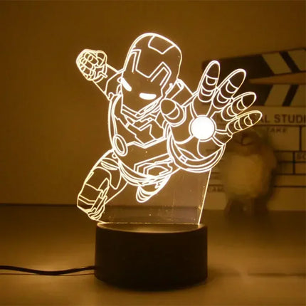 Anime Star Wars 3d Night Light LED Cute Baby Yoda Action Figures Model Table Lamp Cool Toys Children Boys Girls Birthday Gifts