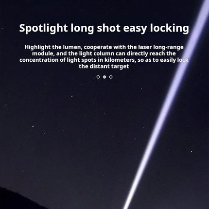 New model LED adjustable focus flashlight, USB rechargeable, aluminum alloy, high-intensity, outdoor camping self-defense flashl