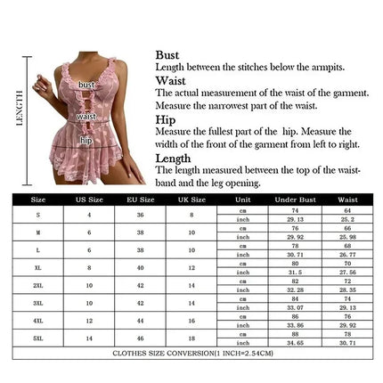 Plus Size Mesh Sling Nightdress Lace Emotional Lingerie Sexy Nightwear Female Temptation Nighties for Women Sleeping S-5XL Dress