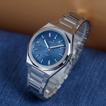 Cronos New Rhombus Perlage 39mm Dial PT5004 Miyota 90S5 See-through Caseback Men Automatic Wristwatches 10ATM Lumious