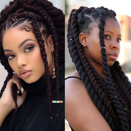 Synthtic Kanekalon Crochet Hair Small 49 Strands Wigundle Braiding Hair Extensions For Women Child Jumbo Braids Hair for Braids