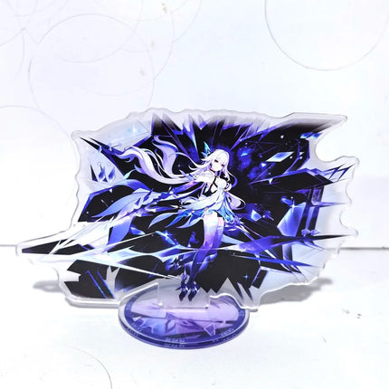 Anime Genshin Impact Figure VARKA ZIBAI Acrylic Stand Model Plate 1pc Desk Decor Standing Sign Game Fans Gift