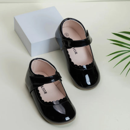 Girls' Soft-Soled Multi-color Leather Spring Autumn New Baby Girl Bright Color Leather England Style Breathable Princess Shoes
