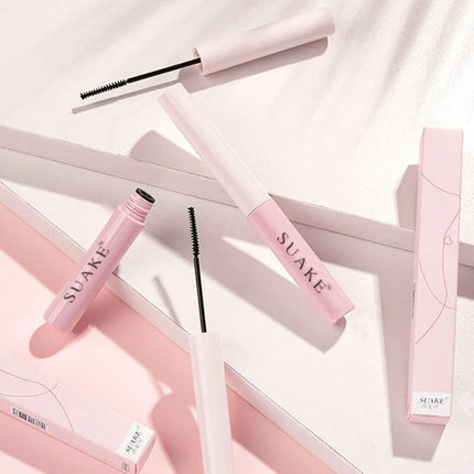 Black Brown Mascara Slim Brush Head Long Curled Eyelash Lift Cream Not Easy To Smudge Lashes Lengthening Pigment Big Eyes Makeup