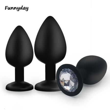 3 Size Soft Silicone Anal Plug Sex Toys for Women Men Erotic Bullet Anal Plug Bullet Gay Sex Toys for Adults Toys