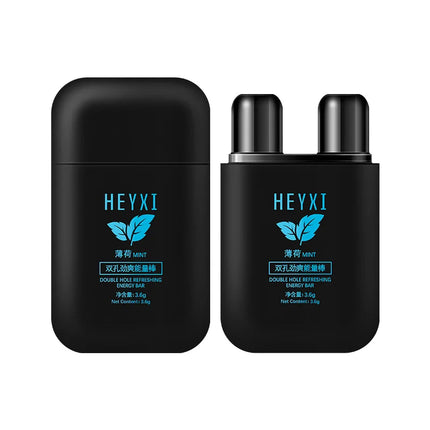 Vitality and refreshing peppermint energy bar, fatigue and refreshing, nasal suction cooling oil dual hole energy bar