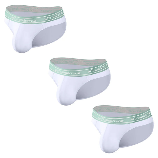 1/3Pcs Cotton Man Underwear Briefs Breathable Men Briefs Underpants U-Shaped Large Crotch Pouch Men's Bikini Panties Briefs
