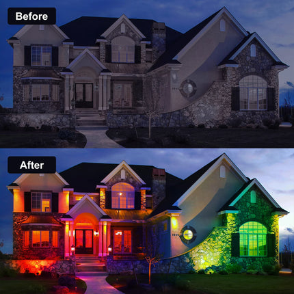 1/2/4PCS Solar Power Light Adjustable Light Temperature Solar Garden Light outdoor IP65 Solar Lamp Super Bright Solar Spotlight