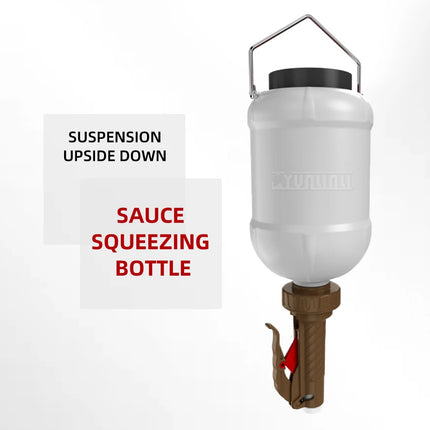 Hanging Inverted Squeeze Bottle Sauce Squeeze Bottle Sauce Healthy Material Salad Tool