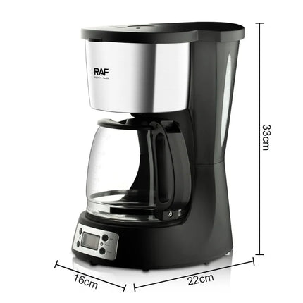0.6L Electric Drip Coffee Makers 600W Household Coffee Machine 5 Cup Tea Coffe Pot Compact Coffee Maker with Reusable Filter