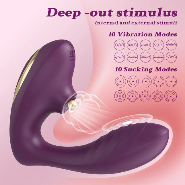 Clit Sucker Vibrator for Women Vagina G-Spot Vibrator Clitoris Stimulator Female Masturabtor Adult Goods Sex Toy for Women