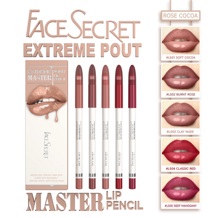 15 Color Matte Lip Liner Pen With Brush, Long Lasting Waterproof Velvet Matte Pencils - Smooth Application Makeup Kit Lip Makeup