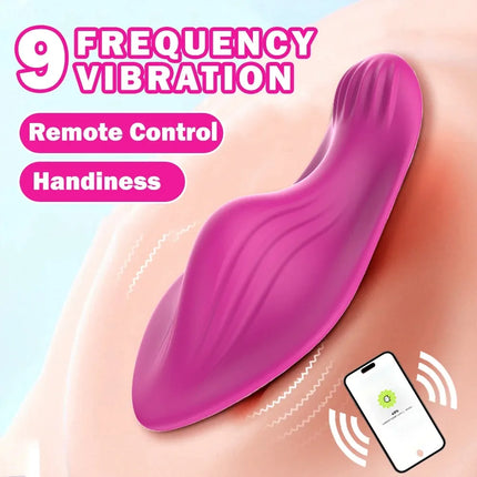 Wearable Bluetooth Panties Vibrator Vagina Clitoris Stimulator Massager APP Control Wearable Vibrating Egg Sex Toy for Adult